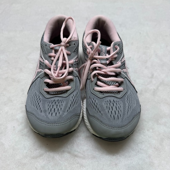 ASICS Women's Athletic Shoes - Gray with Pink Accents size 8 - Picture 3 of 9